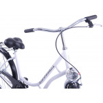 Mestský retro bicykel 28" Universal biela